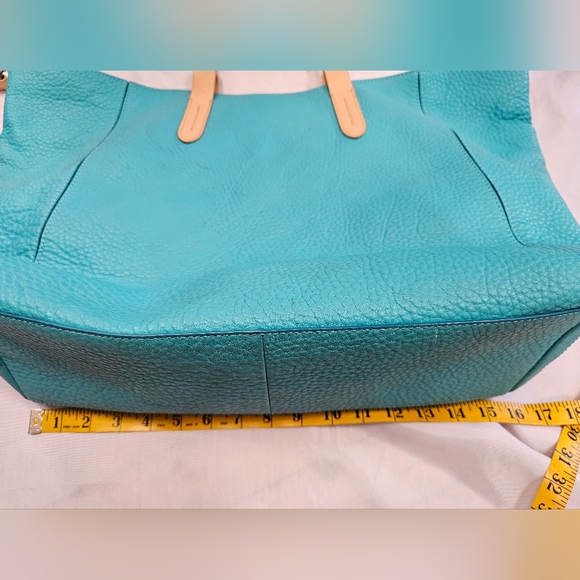 Cole Haan Turquoise Leather Handbag - Picture 4 of 10